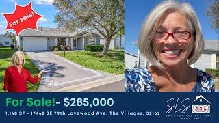 For Sale! 1,148 SF Austin Cottage/Ranch Floorplan in The Villages, FL | Real Estate Home Tour