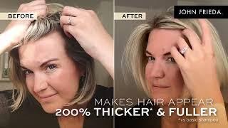 NEW John Frieda ULTRAfiller+ Hair Thickening System: "My Hair Genuinely Feels Twice as Thick"