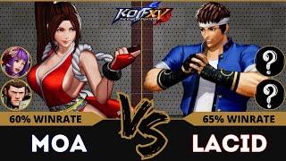 KOF XV⭐MOA (Athena/Maxima/Mai) vs LACID (Shingo/Random/Random) ⭐Ranked Match - 11/24