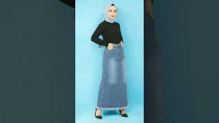 Rekomendasi Ide Outfit Dengan Rok Levis Kekinian #ideoutfit #ootdroklevis #fashion #ootdfashion