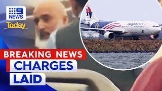 Man charged after Sydney airport emergency | 9 News Australia