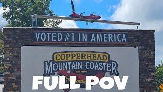 COPPERHEAD MTN COASTER-FULL POV! #pov #vlog #coasters #travel #fun #branson