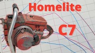 Vintage 80cc chainsaw! Homelite c7 revival and Dyno pulls!