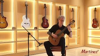 Thomas Müller-Pering performing on model "Munich" by Martinez Guitars