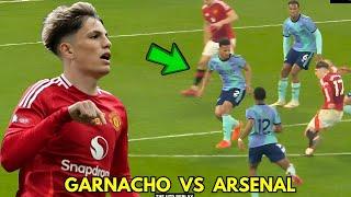 Alejandro Garnacho VS Arsenal! Every Single Minute Played.