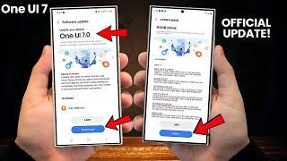 Samsung One UI 7.0 - OFFICIAL UPDATE | SURPRISE!