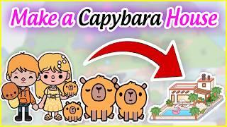 Make a Capybara House  Toca Boca House Ideas | Toca Amore TV