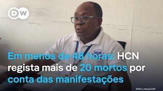 Moçambique: HCN regista mais de 20 mortos em menos de 48 horas por conta das manifestações