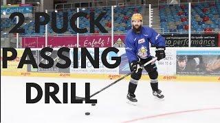 MHH Hockey Tutorials - 2 Puck Passing Drill