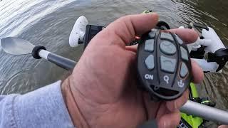 Haswing Cayman 55 GPS Gen 1.6 - anchor mode operation on a fishing kayak.