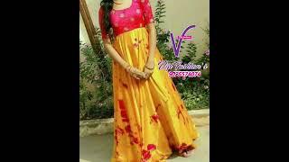 customized long frock collections @vijifashions #viji fashions salem #long frocks