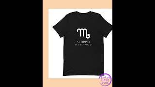 Scorpio Zodiac Unisex t-shirt