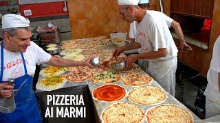 For over 90 years! Rome's artisanal iconic Pizzeria!　"Pizzeria Ai Marmi"