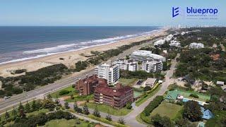 Apartamento en venta frente al mar,  una casa frente al mar: parrillero propio y estufa a leña.