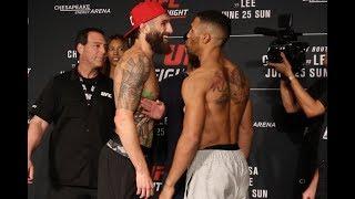 Michael Chiesa vs. Kevin Lee face-off at UFC Fight Night 112