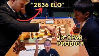 Sergey Karjakin vs 13-year-old Praggnanandhaa | Commentary by Sagar Shah