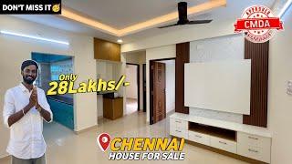 Just 28Lakhs/-2BHK House for sale in ChennaiNext Street to School