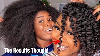 Twistout On Blown Out Natural Hair | New Years Hairstyle Ft Shea Moisture 