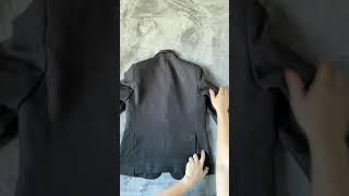 How to fold a blazer
