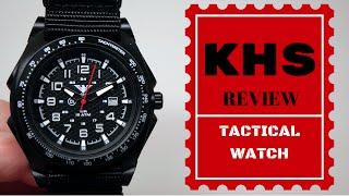 (4K) KHS TACTICAL WATCHES SENTINEL A WATCH REVIEW MODEL: KHS.SEAB.NB