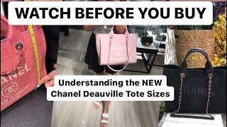 NEW Chanel Deauville SMALL Totes (sizes, colors, prices, mod shots and more…)