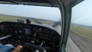 New owner practicing more landings with Piper Comanche 250