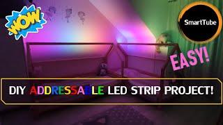 Easy DIY - WLED ESP8266 Wemos D1 Mini & LED Strip - LED Strip WS2812B and PARTY!