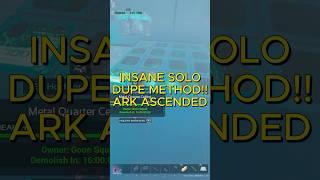 INSANE DUPE METHOD | ARK: SURVIVAL ASCENDED PVP #gaming #pvp #arksurvivalevolved #games #glitch