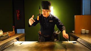 Amazing skill of teppanyaki master - korean street food /한국의 손꼽히는 철판스테이크 달인의 손놀림 길거리음식