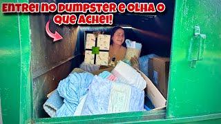 Entrei no dumpster e o olha o que achei!