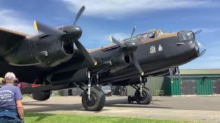 Lancaster Just Jane at The Lincolnshire Aviation Heritage Centre no2