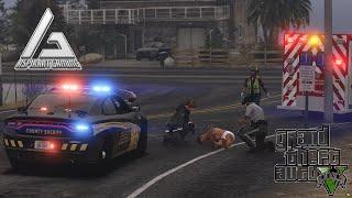GTA 5 Roleplay-ARP-(LEO)-Foot Pursuit Ends In Devastation