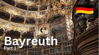 Unique UNESCO heritage - Bayreuth, Germany. Virtual travel vlog in 4K 60 FPS