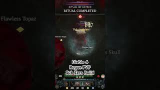 DIABLO 4 ROGUE PVP #diablo4 #pvp #rogue #diablo #coldbuild #subzero