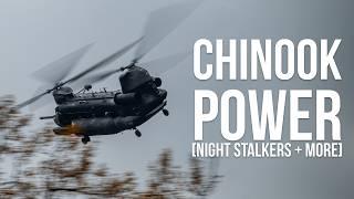 Chinooks in 4K | Night Stalkers MH-47 & CH-47D Firefighting