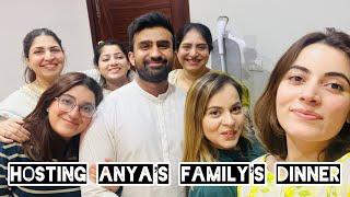 HOSTING ANYA’S FAMILY’S DINNER || MY BAHU’S FAMILY IS HERE FROM KARACHI || FUN DAY WITH MY SAMDHAN