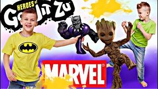 НОВЫЕ СУПЕРГЕРОИ ГУДЖИТСУ МАРВЕЛ Goo Jit Zu MARVEL и DC // KiFill boys