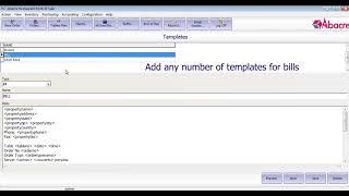 How to use several templates for bills?