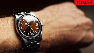 Watchdives WD1016 brown dial