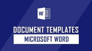 How to Create Document Template on Microsoft Word | Word Tips | Tech Pistha