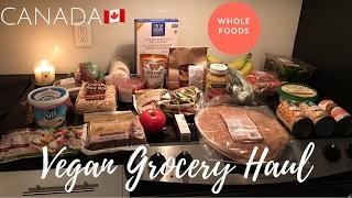 WHOLE FOODS VEGAN/PLANT BASED GROCERY HAUL CANADA | Janice Eadie