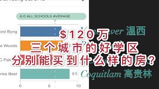 Vlog96-大温地产-$120万在高贵林 列治文 温西的好学区分别能买到什么样的房子？