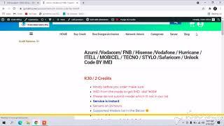 How To Order Network Unlock Code Using Credits From GsmAfrica.net