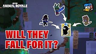 OUTSMARTING ENEMIES with Mole Crate Tricks AGAIN  | Super Animal Royale | LiamxF | #sar