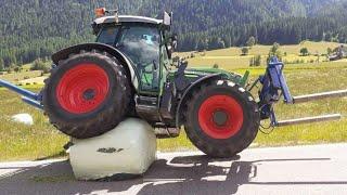 Wow! Extreme Fendt Vario Tractor Driver! John Deere Tractor Stuck In Mud Is A Dangerous Case! 2025