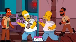 FNF: Vs Pibby Simpsons // Homer Vs Carl // Anarchy at Springfield █ Friday Night Funkin' █