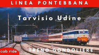 Linea Pontebbana Tarvisio Udine treno ex Gondoliere locorama Ferrovie dello Stato 1993