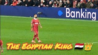 Mo Salah The Egyptian King was so loud at Anfield  vs. Aston Villa