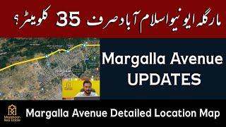 Margalla Avenue Islamabad Location Detailed Map | Mazebaan Real Estate