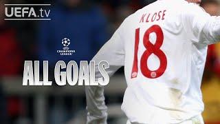 All #UCL Goals: MIROSLAV KLOSE